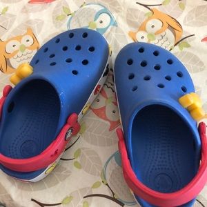 Gently used Disney Light Up Crocs